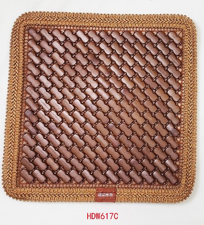 Накидка (коврик) на сидение "Nova Bright" массажная, бамбуковые резные пластины, коричневая