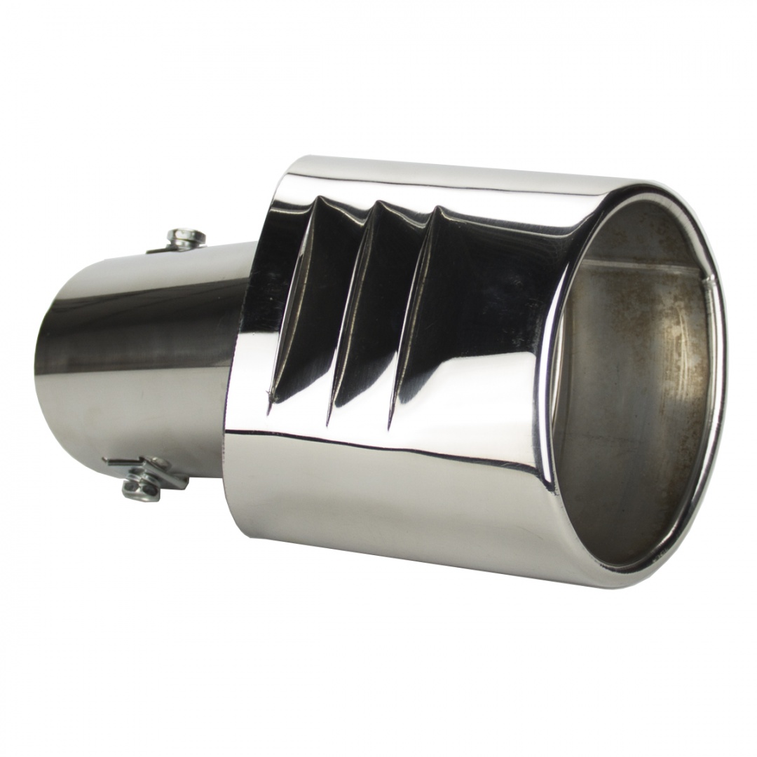 Насадка на глушитель "Nova Bright" нержавеющая сталь, в дв.блистере (д. 50 мм)