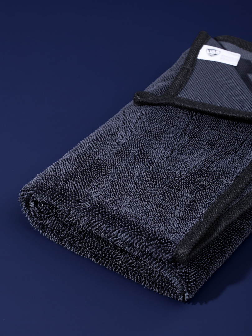 Салфетка из суперплотной микрофибры для чистки, сушки и полировки кузова "Li-Sa" 50х70см, высокий ворс, плотность 600г/м2 (LS0116)