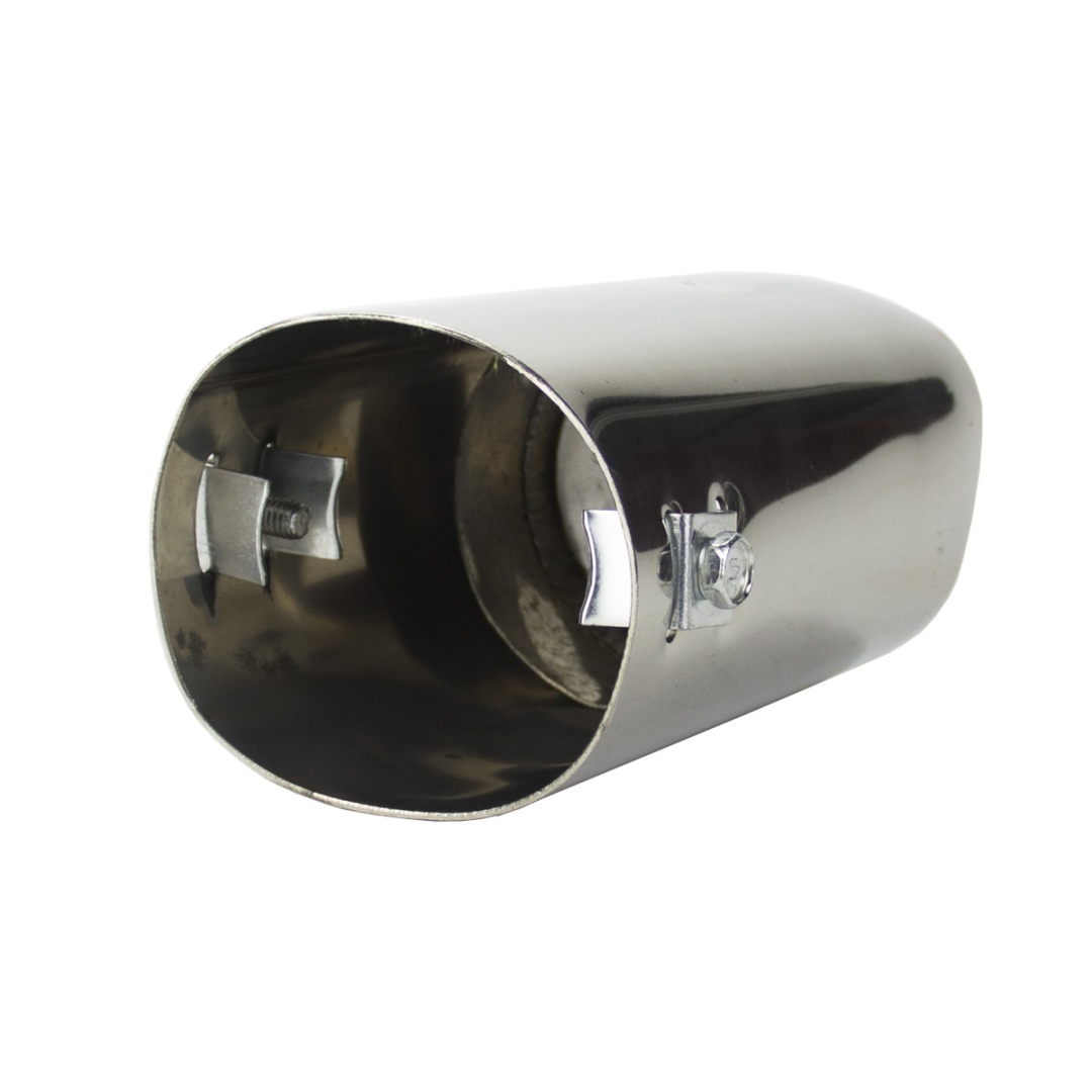 Насадка на глушитель "Nova Bright" нержавеющая сталь, в дв.блистере (д. 75 мм)